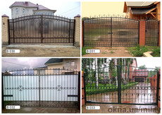 Металлические ворота любой сложности